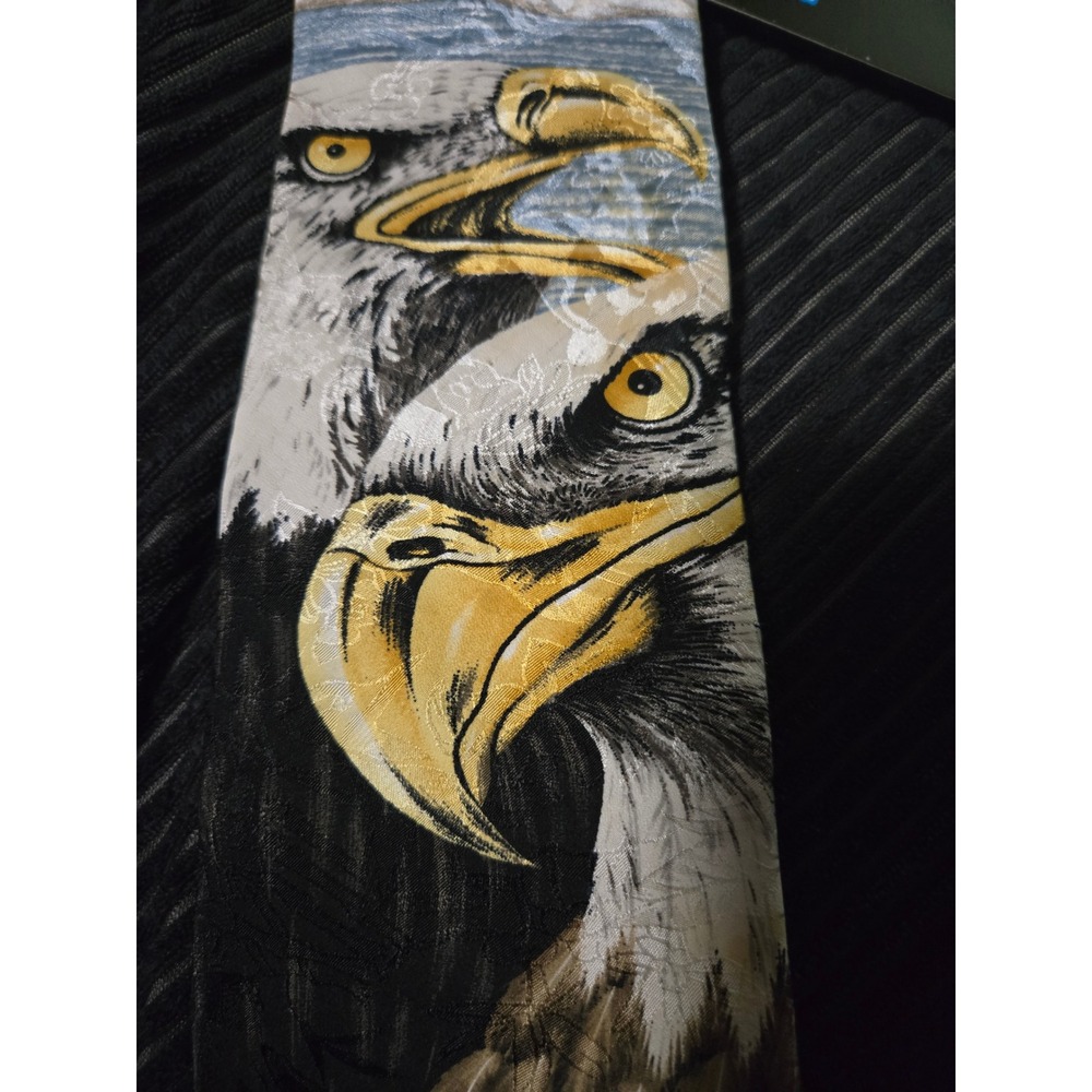 Marc Dennis American Beauty Eagle Silk Tie